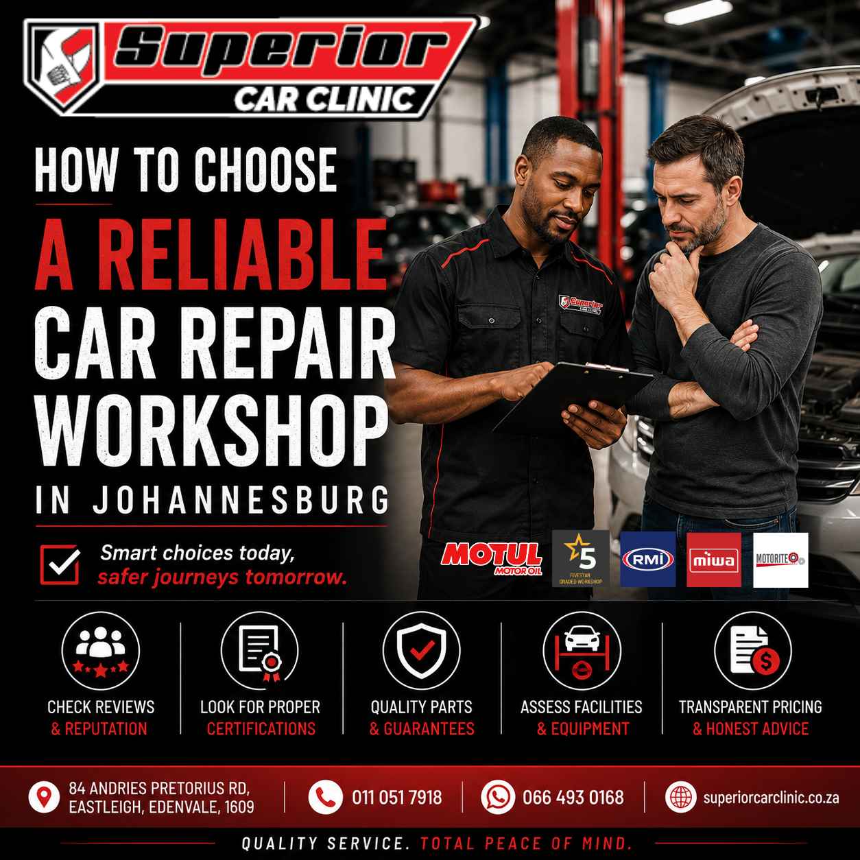 How to Choose a Reliable Car Repair Workshop in Johannesburg